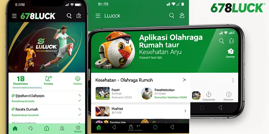 Tampilan antarmuka aplikasi 678LUCK yang modern dan fungsional.