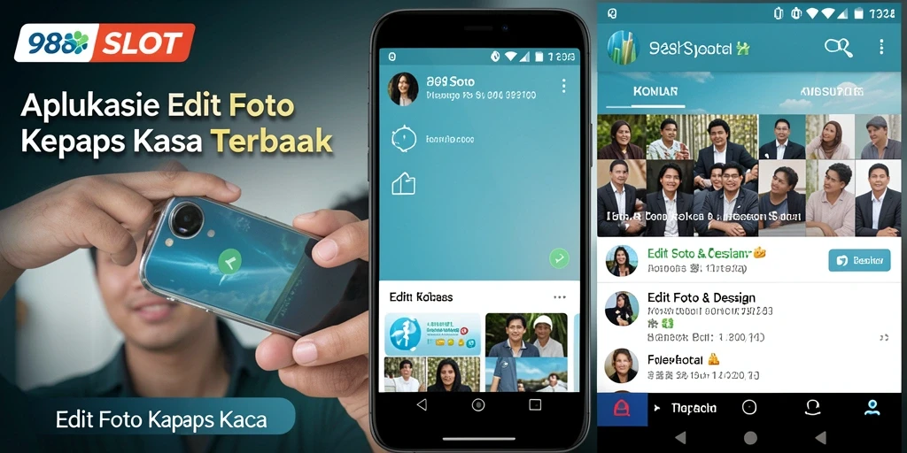 Tampilan antarmuka aplikasi 988SLOT untuk Edit Foto Kertas Kaca.