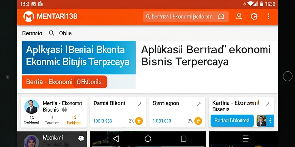 Antarmuka MENTARI138 yang bersih dan informatif untuk berita ekonomi.