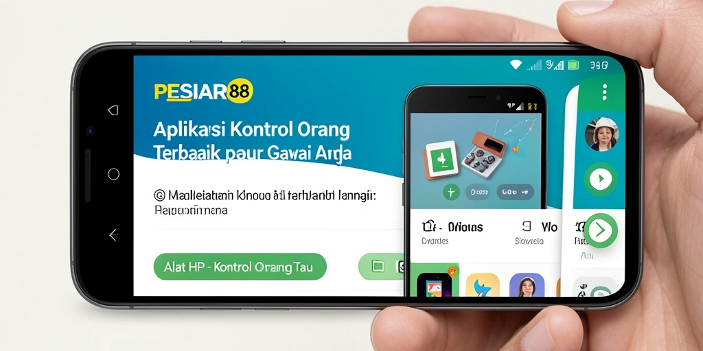 Tampilan antarmuka aplikasi PESIAR88 yang ramah pengguna.