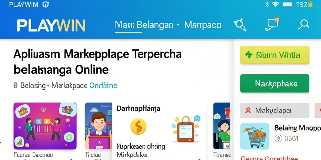 Antarmuka pengguna intuitif dan beragam pilihan produk di PLAYWIN.